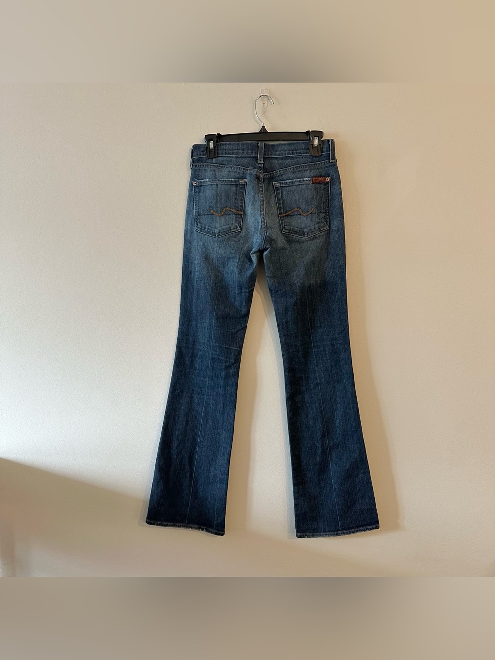 7 For All Mankind Jeans 27 Vintage Boot Cut Y2K Low Rise Blue Fade Denim
A lot